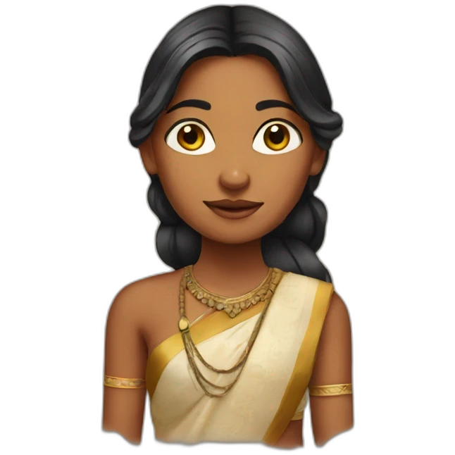 Indian girl emoji