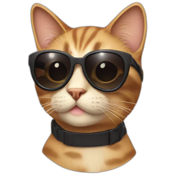 Cat with sunglasses Juliette  emoji