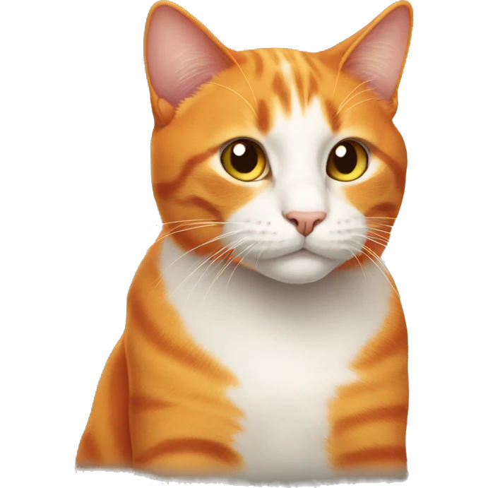 Orange cat  emoji
