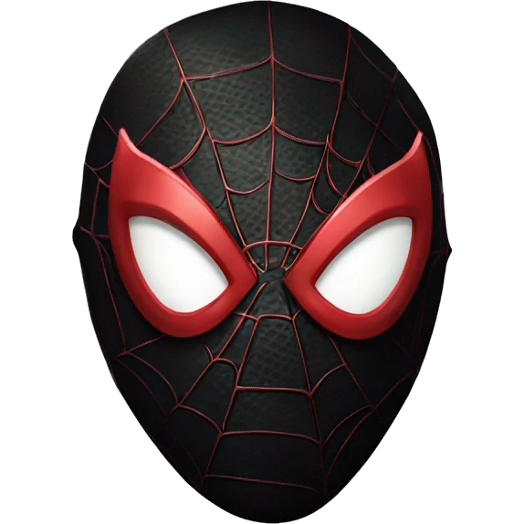 Miles Morales Spiderman with mask emoji