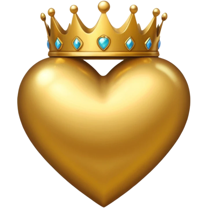Corazon con una corona emoji