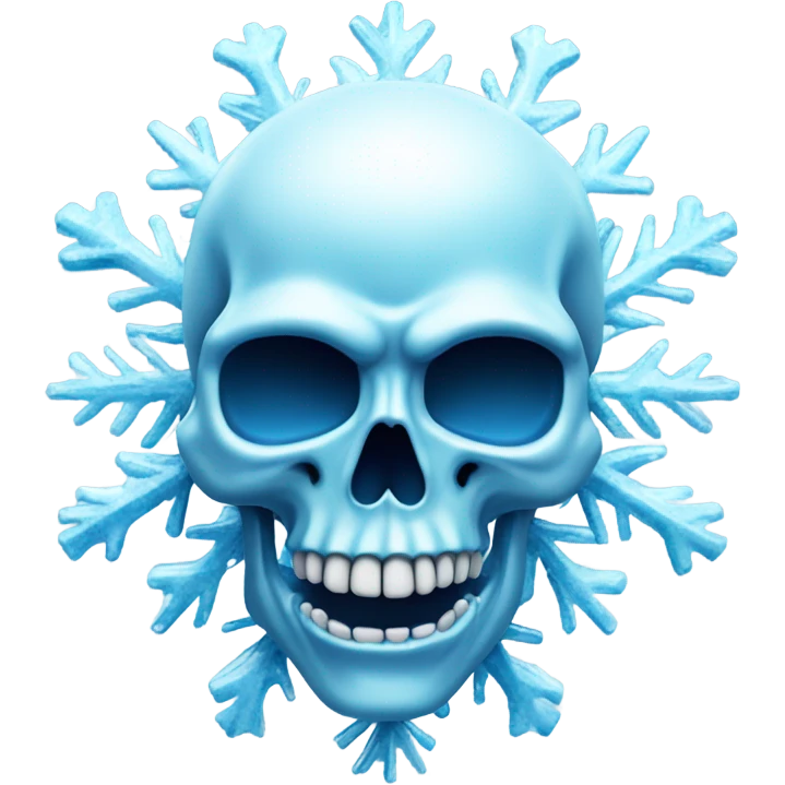 Skull emoji mixed with cold emoji mixed with exploding head emoji emoji
