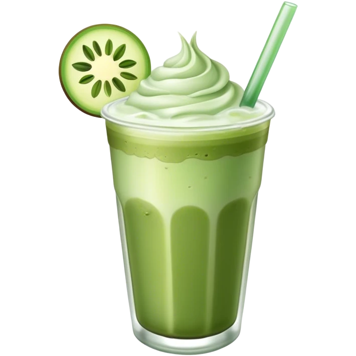 iced matcha latte emoji