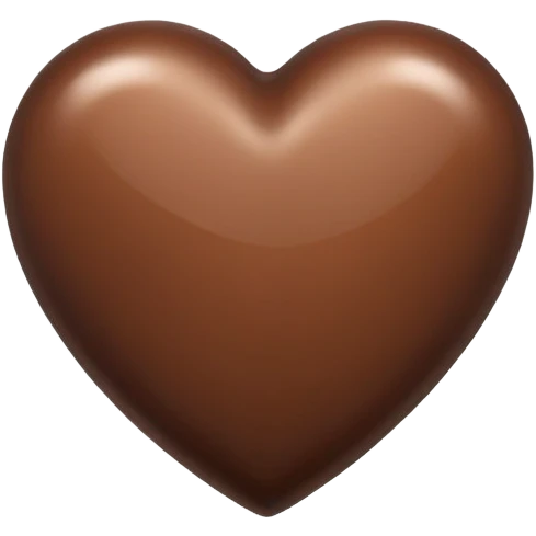 Brown heart  emoji