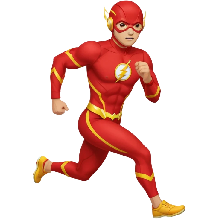 Flash man running  emoji