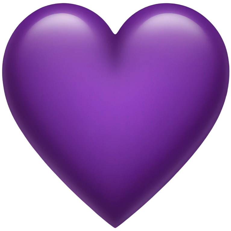 Purple heart emoji