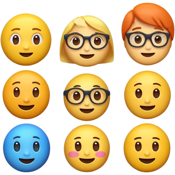 Cartoon 3D render, emojis 👓  as cute 3D objects,
Pixar-style, bright colors, soft light,
clean background, vertical 9:16, high quality, no text emoji