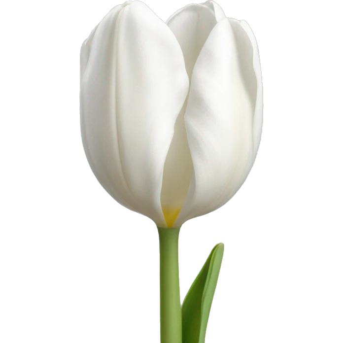 White tulip emoji