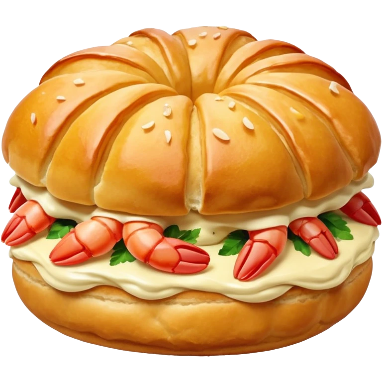 Un choux à la crevette (au lieu d’un choux à la crème) emoji