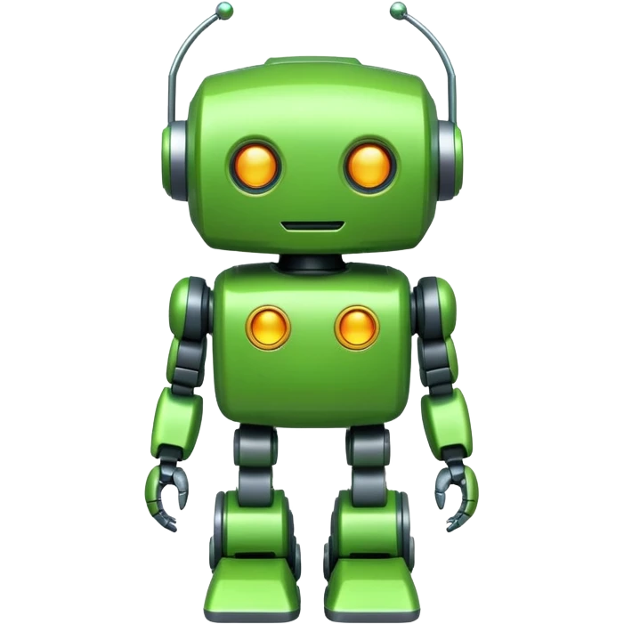 green robot toy emoji