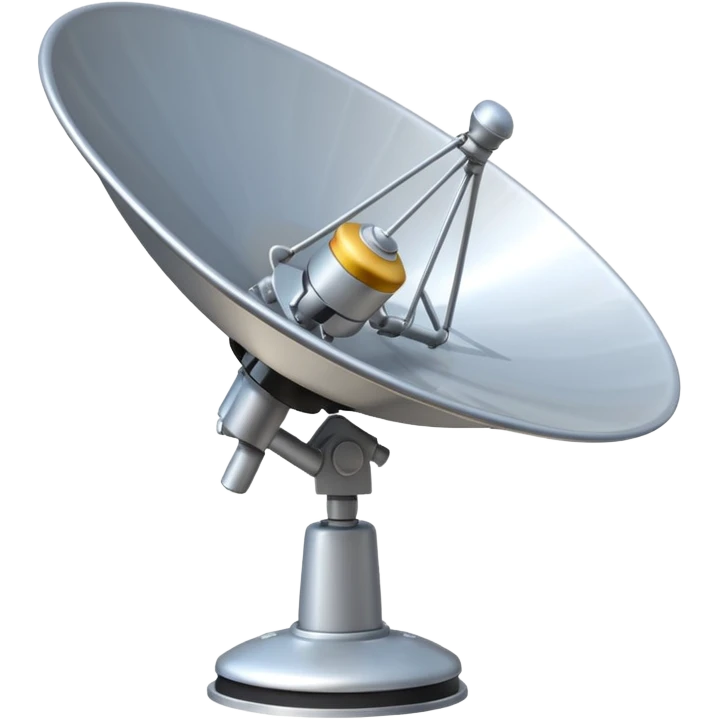 satellite dish signal emoji