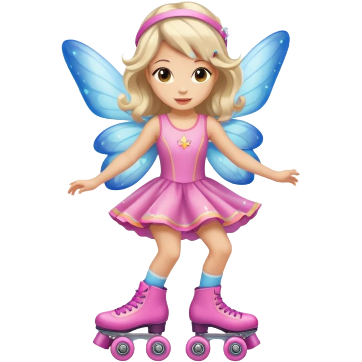 fairy on roller skates emoji