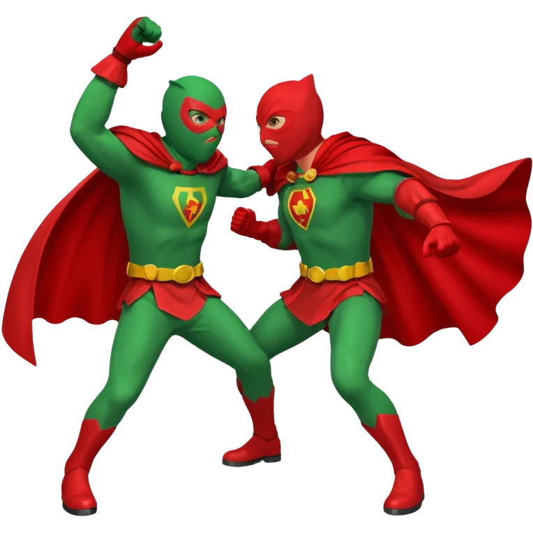 a fighting image cartoon emoji
