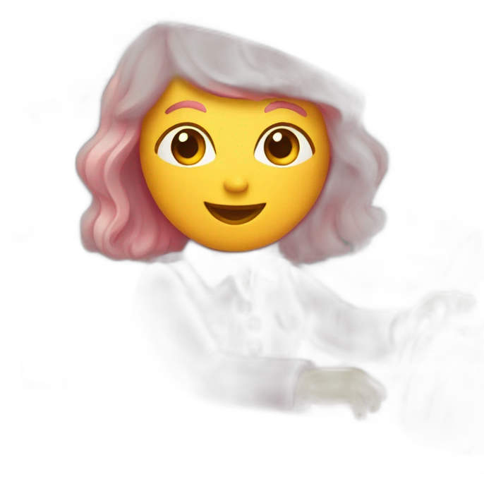 conductrice voiture habillée rose emoji