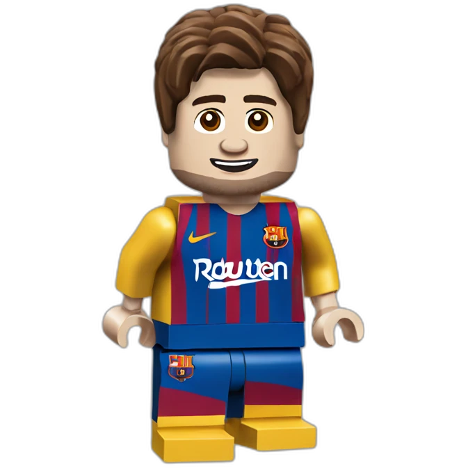Lego Lionel Messi full body emoji