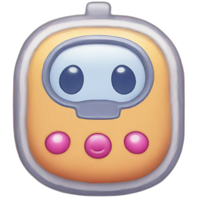 Tamagotchi toy emoji