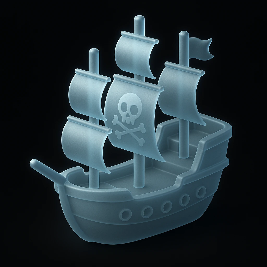 pirate ship emoji