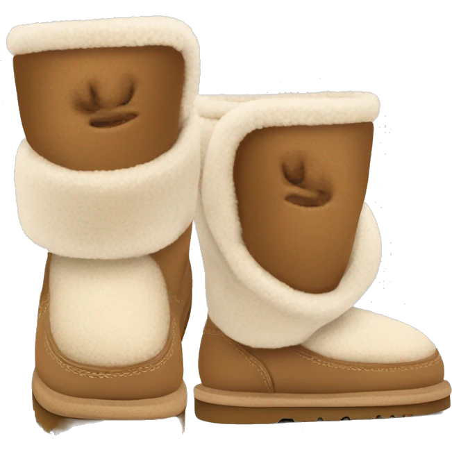 Ugg cozy shoes  emoji