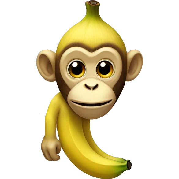 banana monkey combined emoji