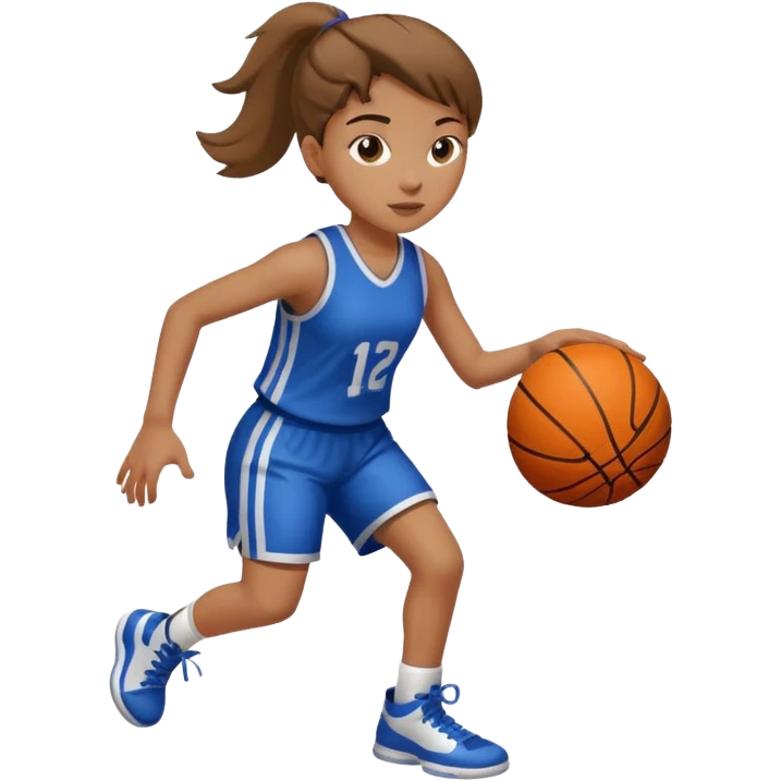 Girl playing basketball  emoji