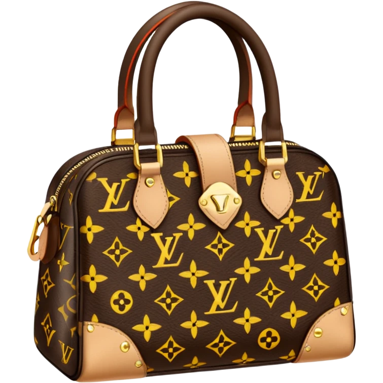 A Louis Vuitton bag emoji