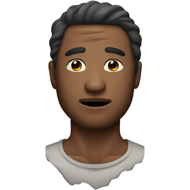 Man with wound emoji