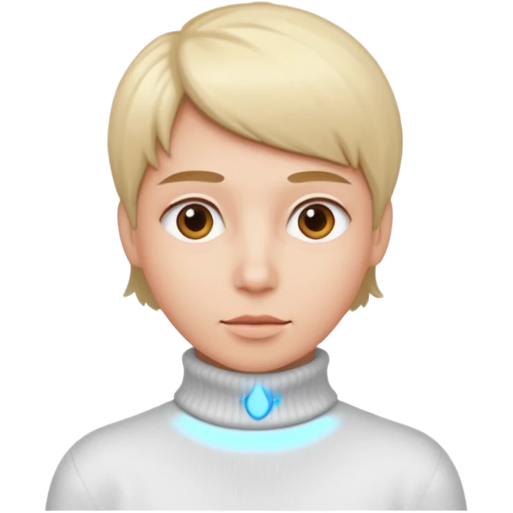 "white turtleneck sweater" on big breasts emoji