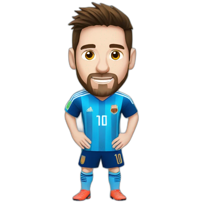messi world cup emoji