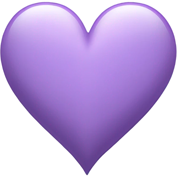 Light Purple Heart  emoji