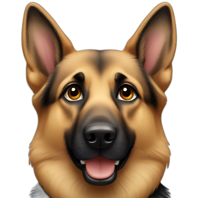 German Shepard emoji