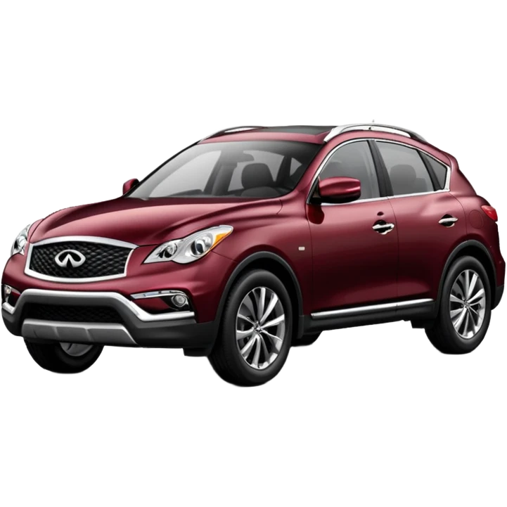 infiniti qx50 maroon  emoji