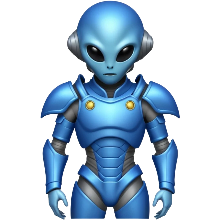 alien in blue armor





 emoji