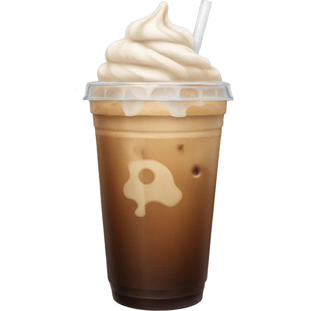 Iced coffee  emoji