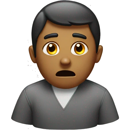 stressed and confused emoji
