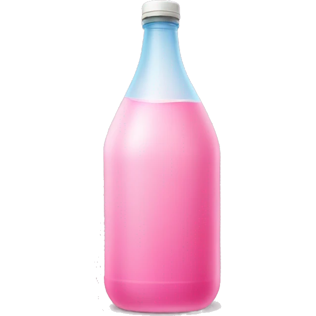 pink water bottleo emoji