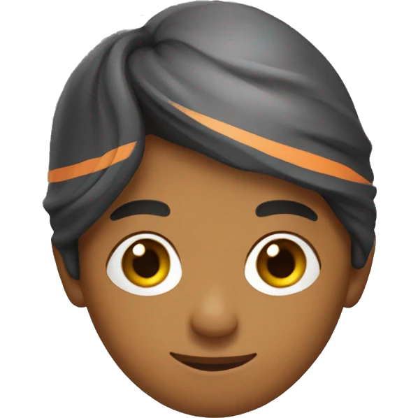 indian boy making solo travel in thailand emoji