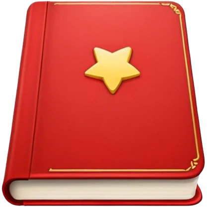 Libro rojo emoji