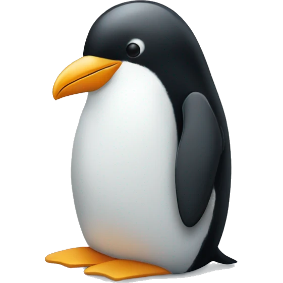 Penguin sad emoji