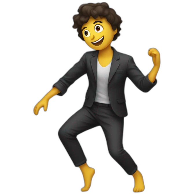 Chat qui danse emoji