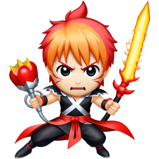 Ichigo powered up emoji