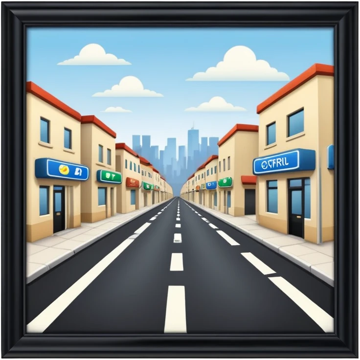 street with border control emoji