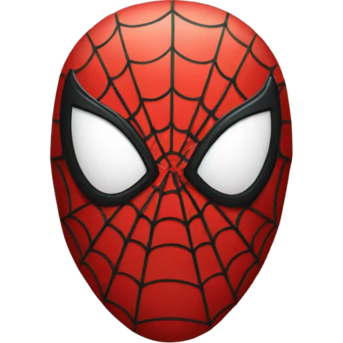 Spiderman face with MASK emoji