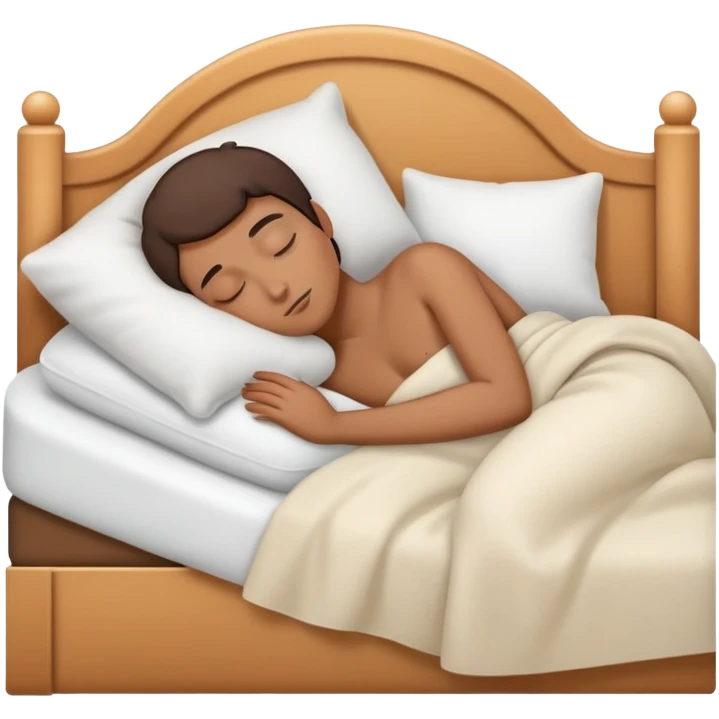 sleeping in bed emoji