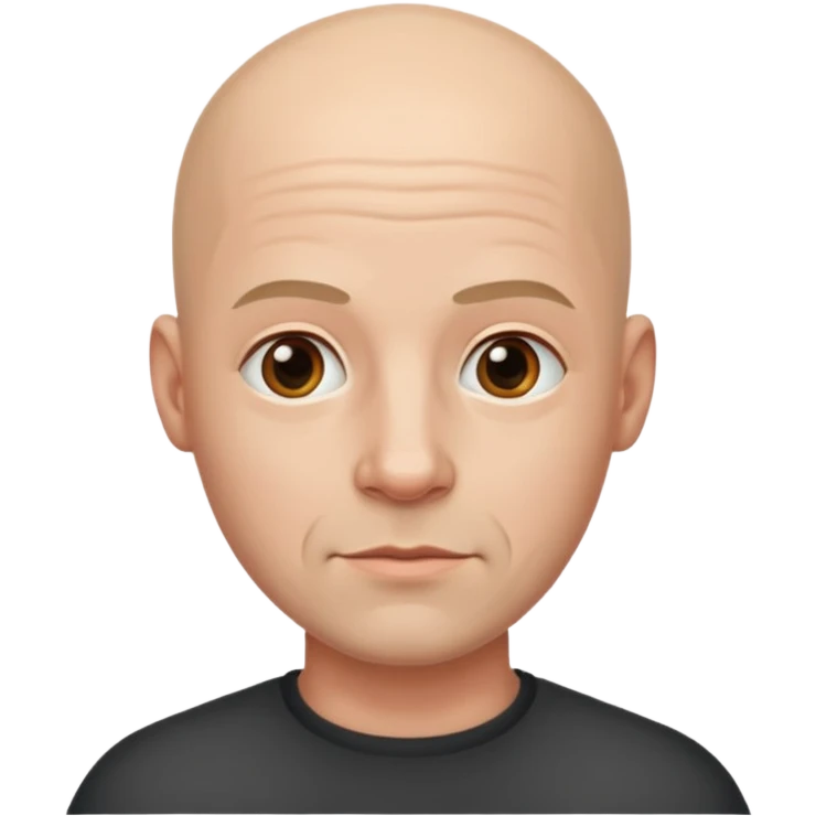 bald man emoji