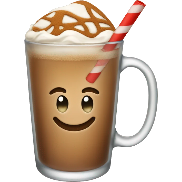 Gingerbread drink emoji
