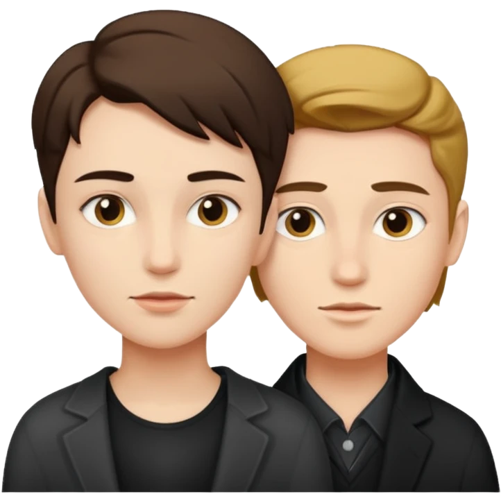 a woman that has a mans face  emoji