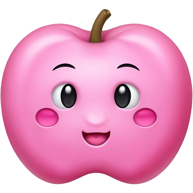 Pink hioides emoji
