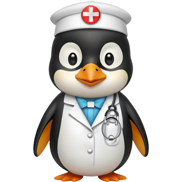 doctor penguin emoji