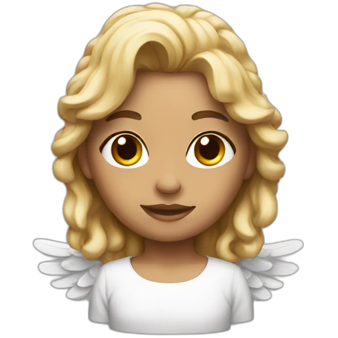 realistic angel emoji