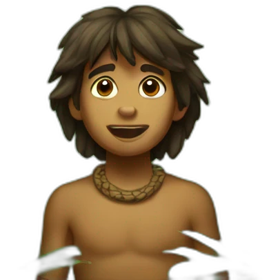 Mowgli jungle emoji